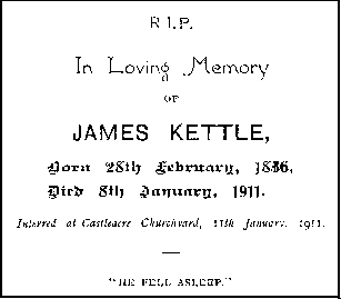 Memorial card