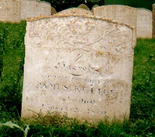 His gravestone